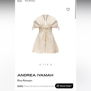 Andrea Iyamah Romper